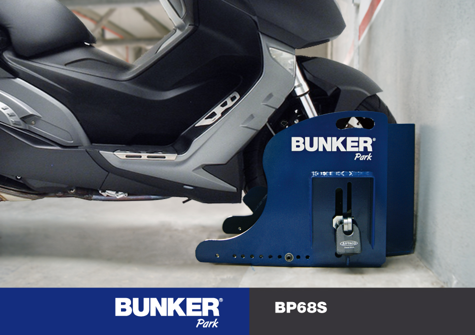 Sistema antirrobo de moto para garaje Bunker Park&Roll Artago BPR68M