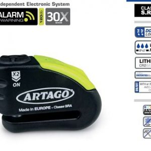 Candado alarma Artago 30X datos tecnicos