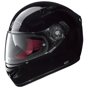 Casco moto X-lite X-661 visor solar negro brillante 1