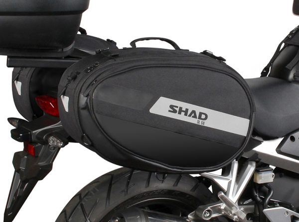 Bolsas laterales Alforjas Shad SL58 en moto
