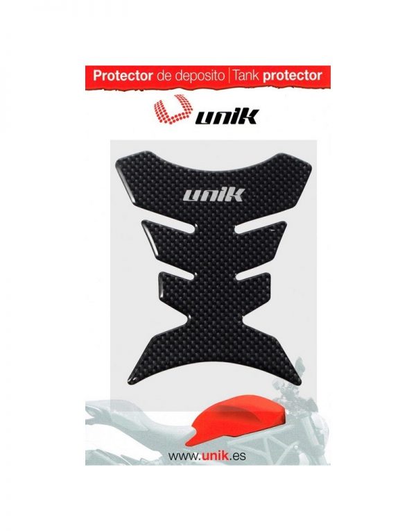 Protector depósito moto 3D Sport símil carbono pequeño 2