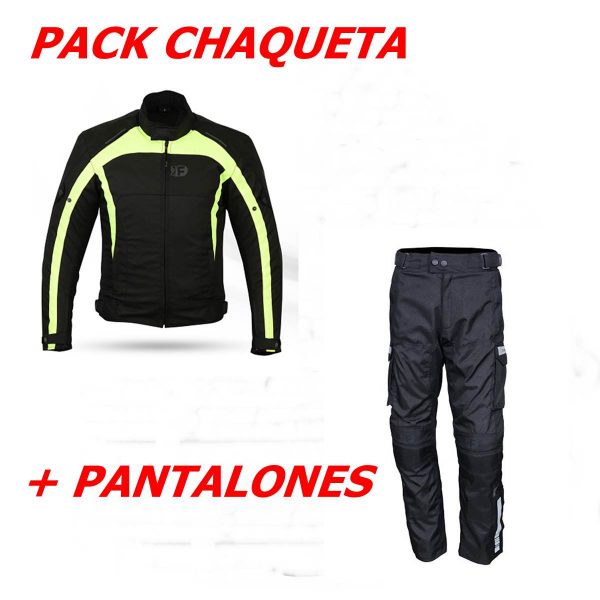 Pack oferta chaqueta Rider 2 Fluor y pantalón PL200