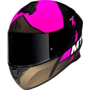 Casco moto Mt Targo Rigel A8 Rosa Matt fluor Pink