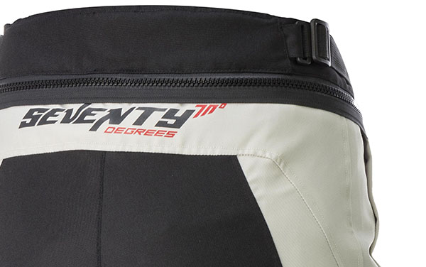 Pantalon SD-PT1 tricapa Touring unisex negro/gris detalle trasero